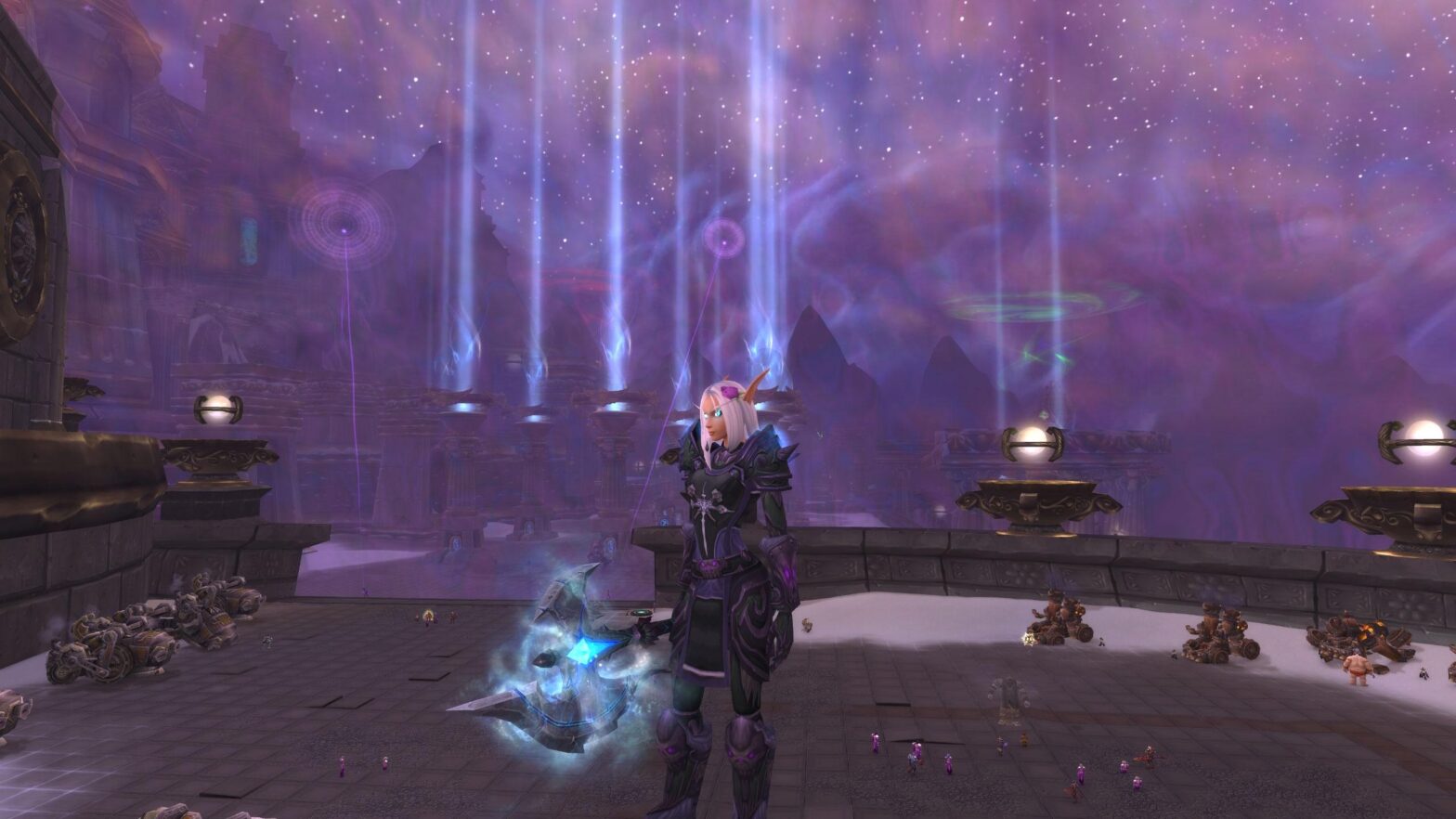 Gearing up Blood Death Knight for Herald of the Titans in WoW